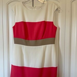Studio One Red and White Mini Dress